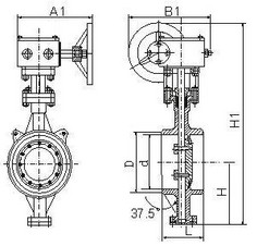 焊接(jie)式硬密封蝶(dié)閥 焊接式硬(ying)密封蝶閥