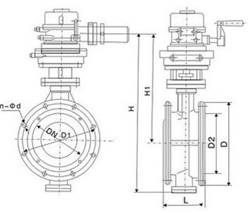 法蘭蝶閥,硬密封(feng)蝶閥 法蘭蝶閥,硬(ying)密封蝶閥