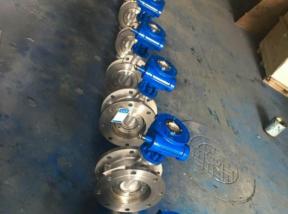 三偏(pian)心法蘭式渦(wo)輪蝶閥